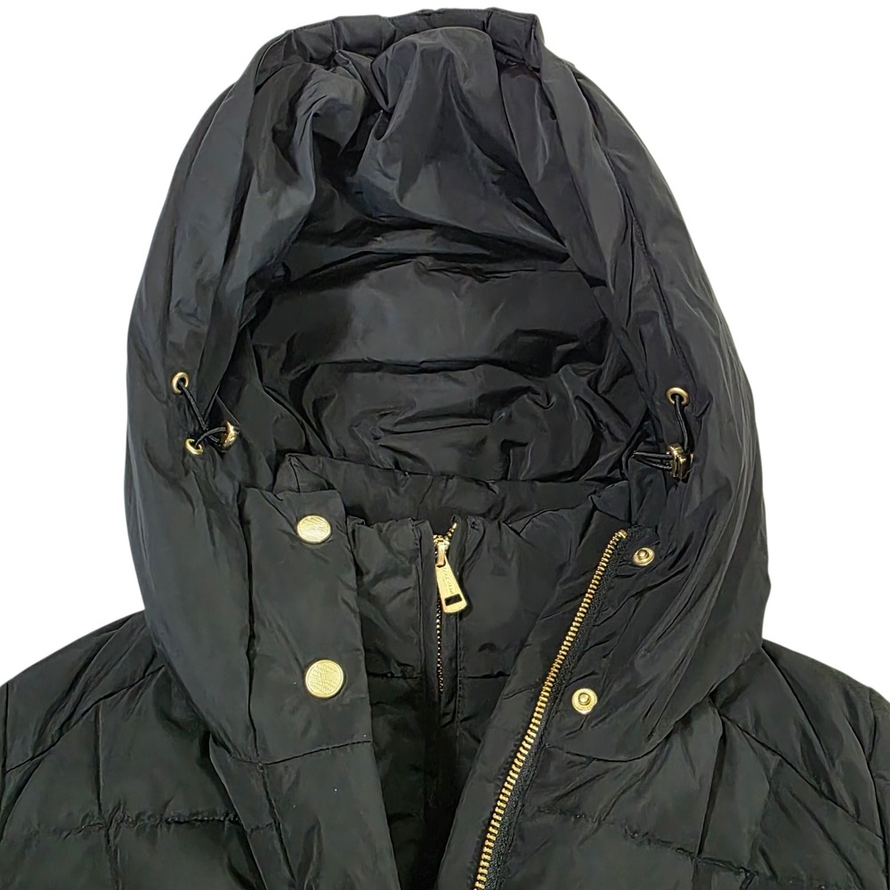 Cole Haan Hooded‎ Puffer Coat Womens Black XS/TP Full Zip Down & Feathers - Picture 4 of 15